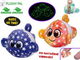 Obrázek z Ryba plyš 10cm svítící ve tmě, po natažení vibrující, 3dr 